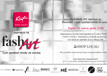Projektanci w warszawskim Klifie – już 14 marca FASHART