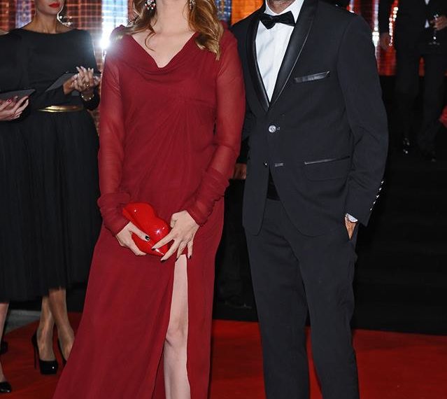 Karolina Malinowska z torebką Lulu Guinnes/Zalando.pl na Balu TVN