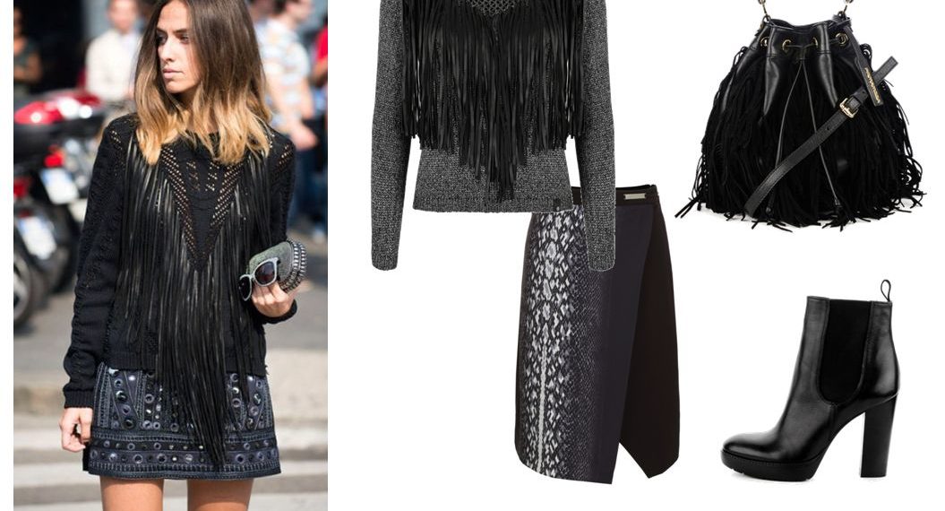 Frędzle – modny dodatek na jesień 2015