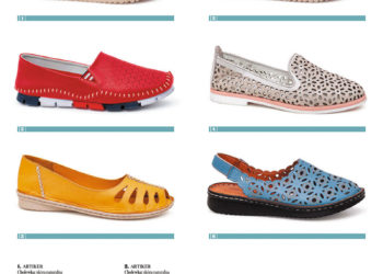 Naturalne i żywe wiosenne kolory, perforacje i przeszycia, a także oryginalne podeszwy