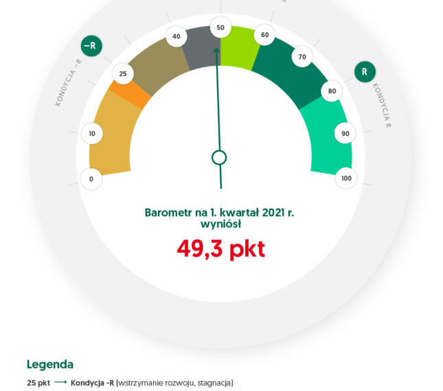 Barometr EFL na I kwartał 2021 Stagnacja w inwestycjach, odbicie w zamówieniach – tak zapowiada się 2021 rok w opinii MŚP