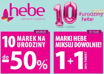 10 lat drogerii Hebe w Polsce